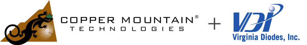 Copper Mountain Technologies and Virginia Diodes Inc VDI frequency extension vector network analysis