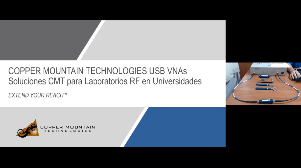 Copper Mountain technologies USB VNAs Soluciones CMT para Laboratorios RF en Universidades